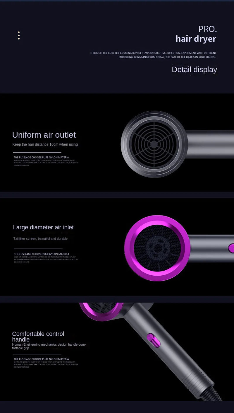 Ionic Hair Dryer – Fast Dry & Anti-Frizz