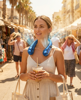 Bladeless Hands-Free Cooling Fan | Rechargeable & Quiet