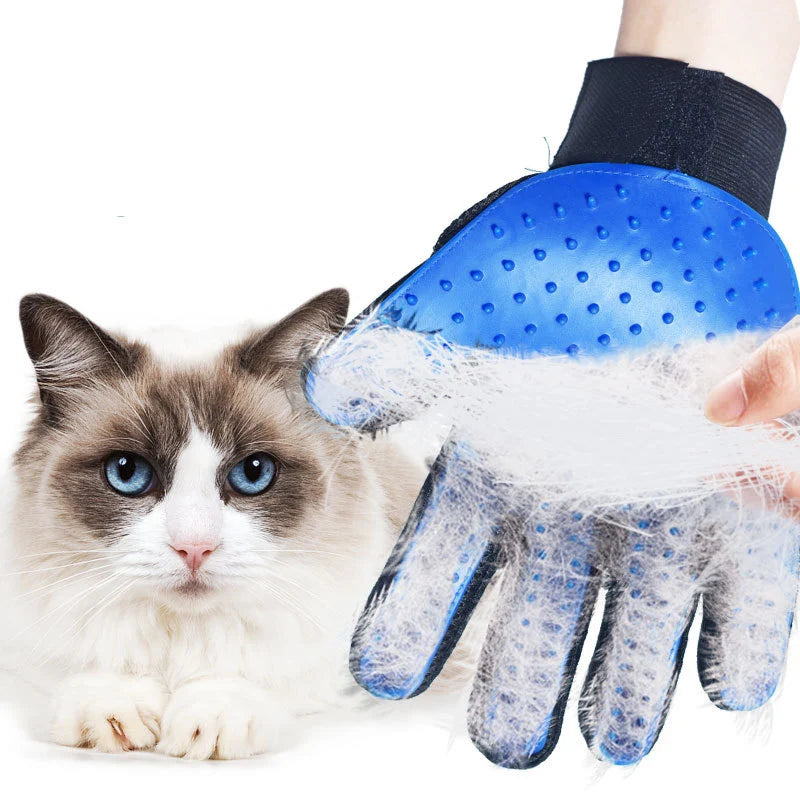 Velour Upgraded Pet Grooming Glove — Less Fur, Happier Pet