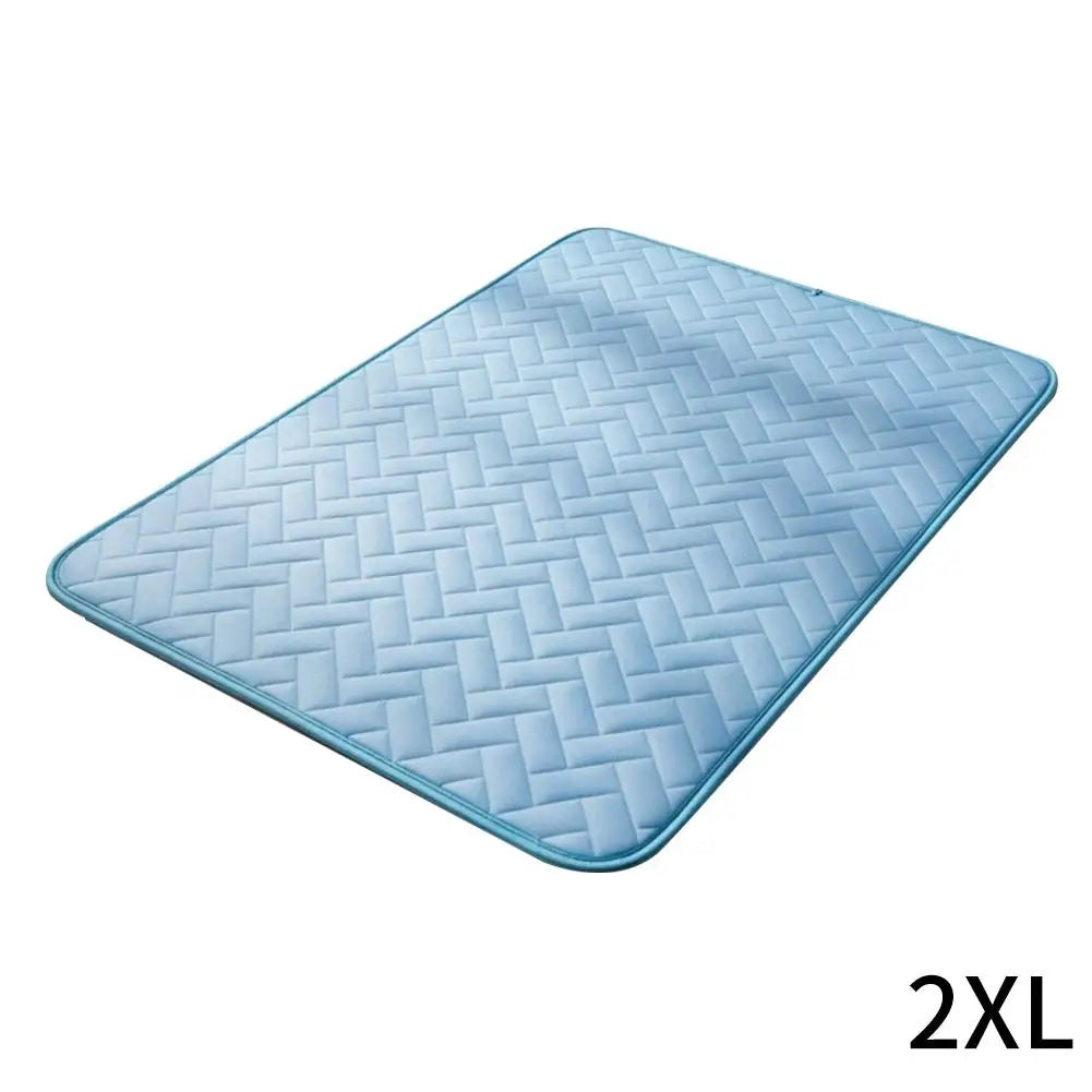 Velour ChillMat™ — Ice-Silk Cooling Mat for Dogs & Cats