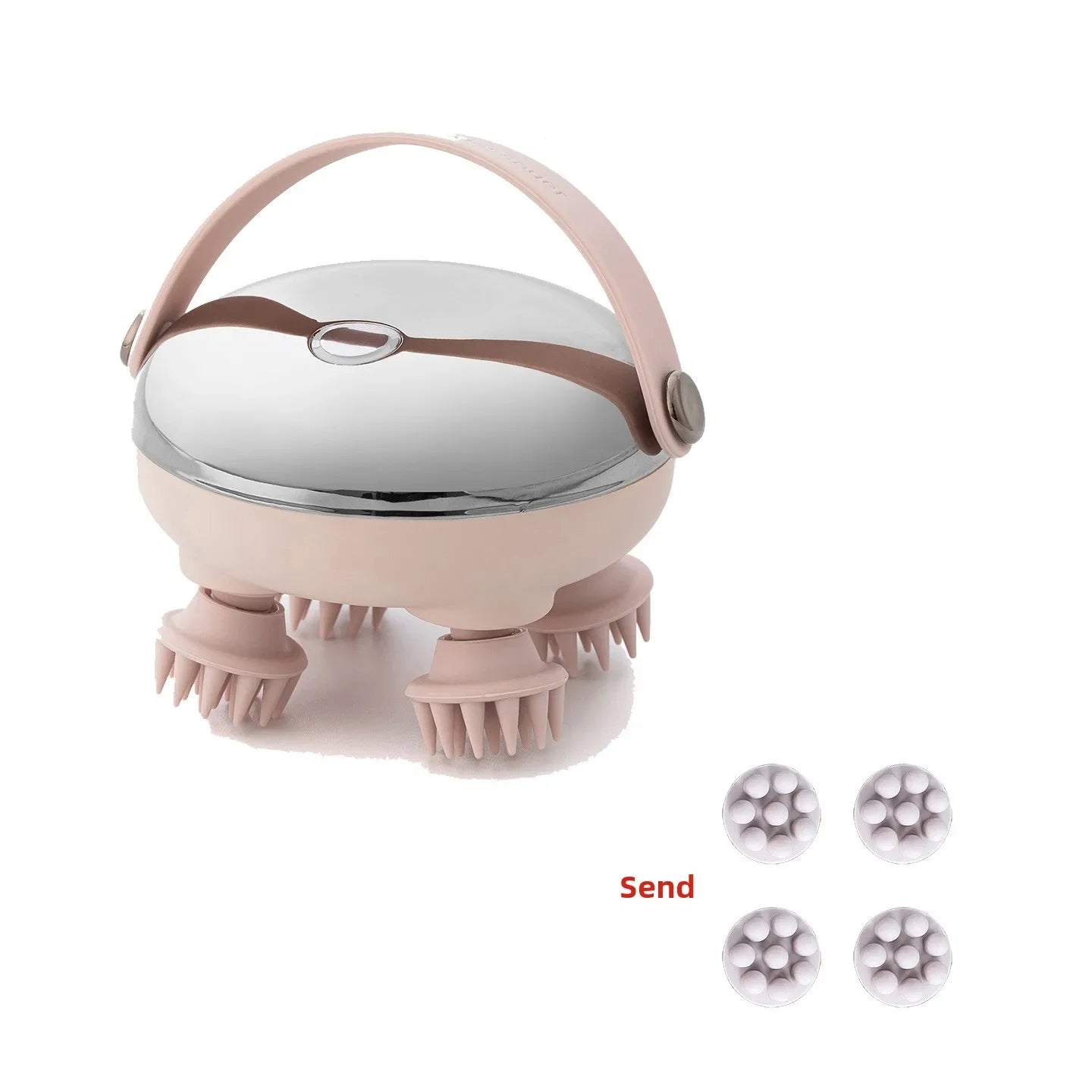 Electric Scalp Massager — Waterproof Rechargeable Head Massager for Stress Relief & Relaxation