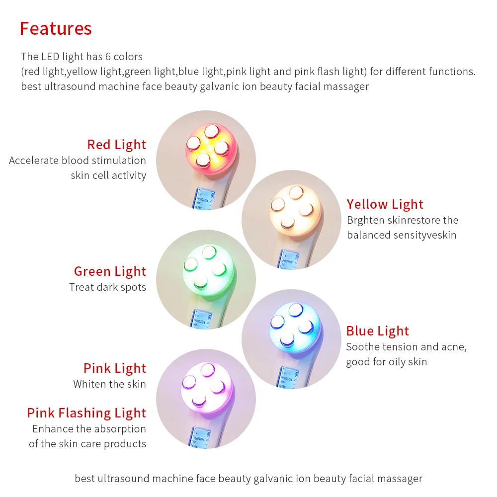 LED Photon Face Massager – Skin Lifting Wand
