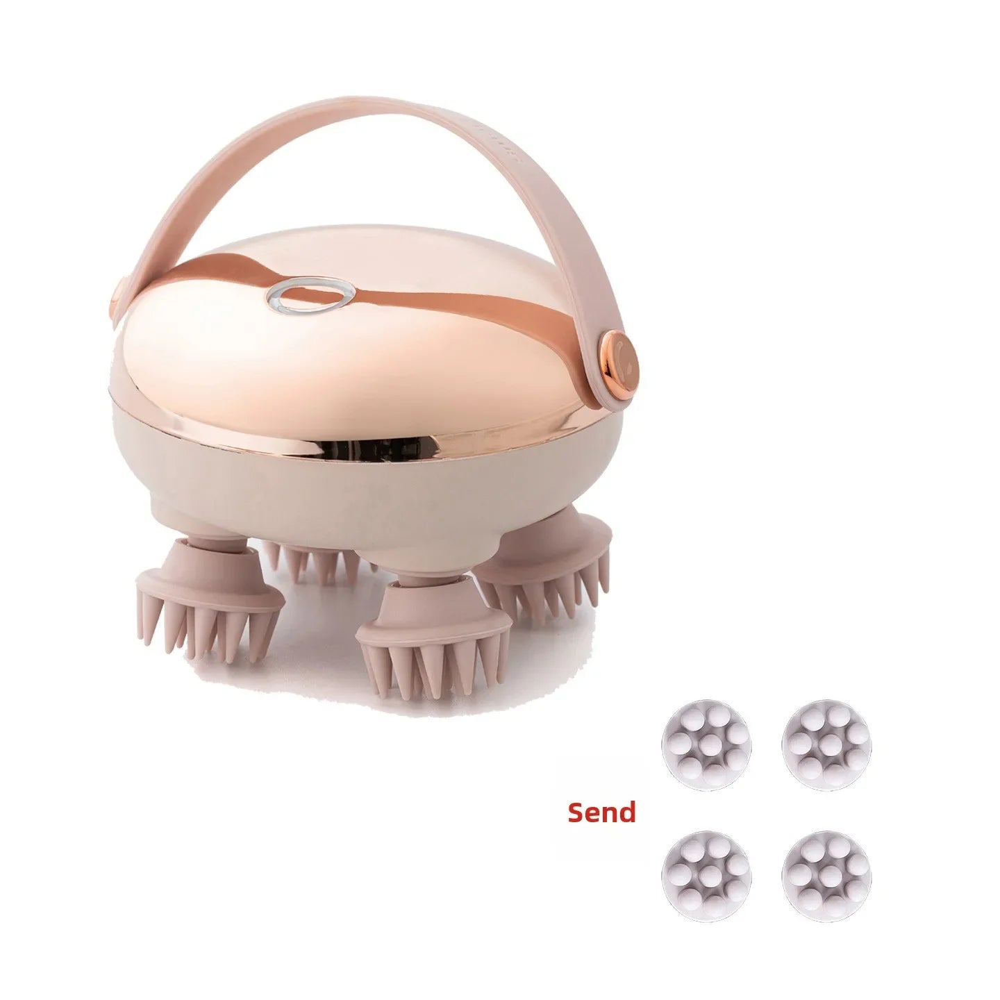 Electric Scalp Massager — Waterproof Rechargeable Head Massager for Stress Relief & Relaxation