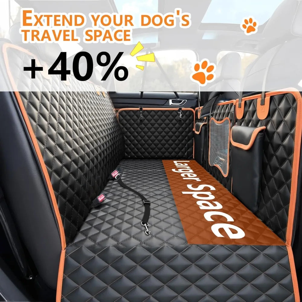 Hard Bottom Dog Back Seat Extender for Cars & SUVs – Velour GuardSeat™