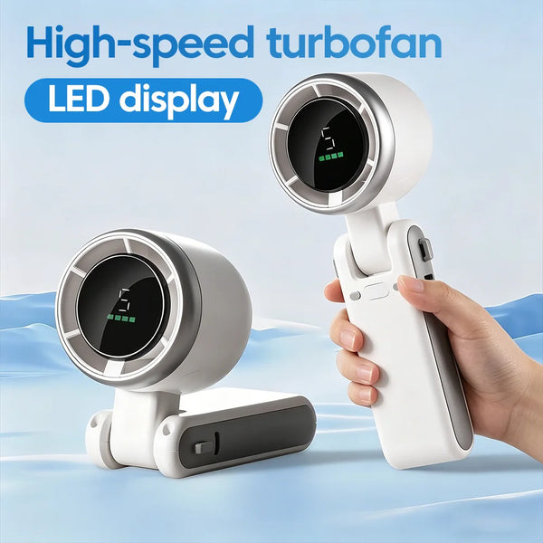 TurboBreeze™ Pro — Handheld Cooling Fan