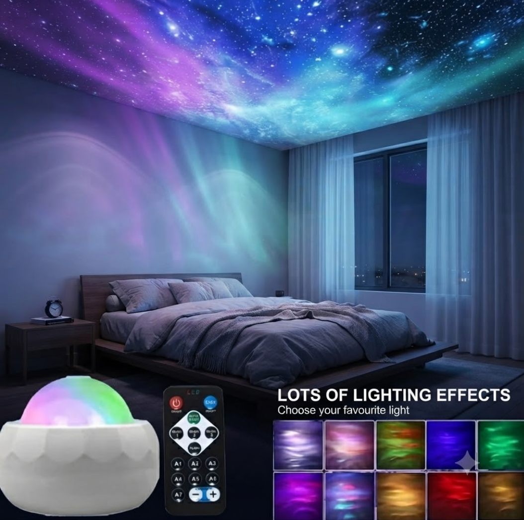Velour Projector Pro™ — Upgraded Galaxy & Northern Lights Light