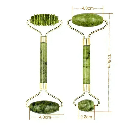 Jade Roller & Gua Sha Set – Gesichtslifting-Massagegerät
